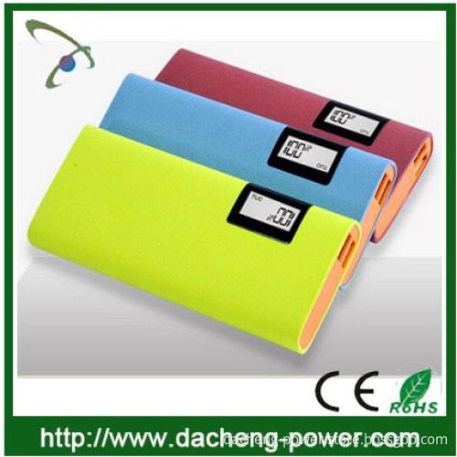 Factory hotly wholesale usb power bank 13000mah with colorful design